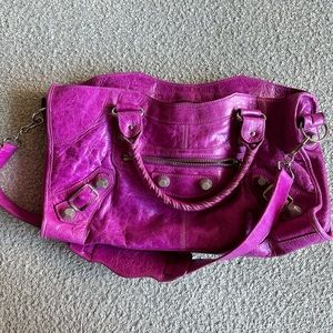 Balenciaga 2008 Amethyst Agneau GSH Part Time